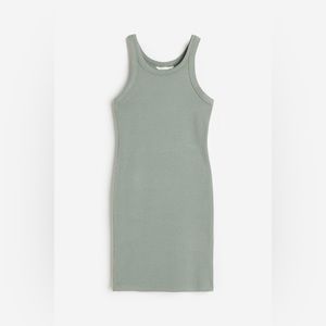 H&M Racerback Ribbed Bodycon Dress